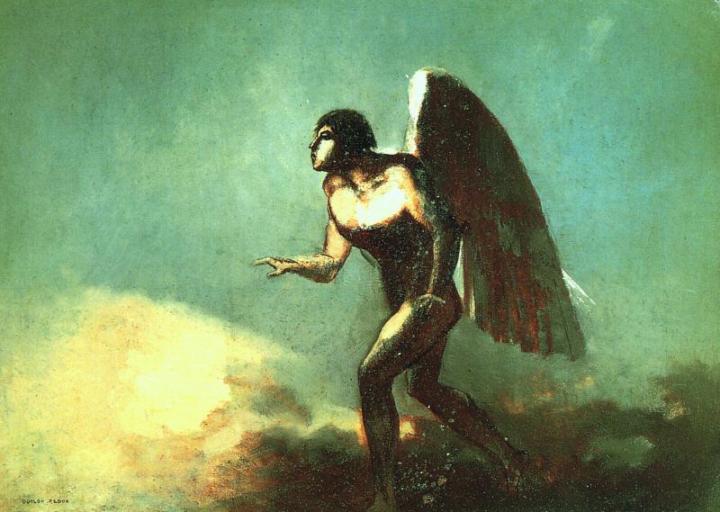 Odilon Redon The Winged Man Sweden oil painting art